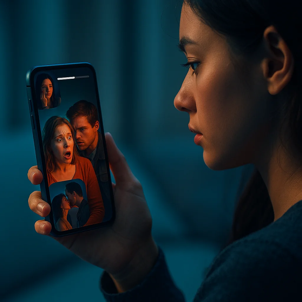 Watching short drama on mobile device